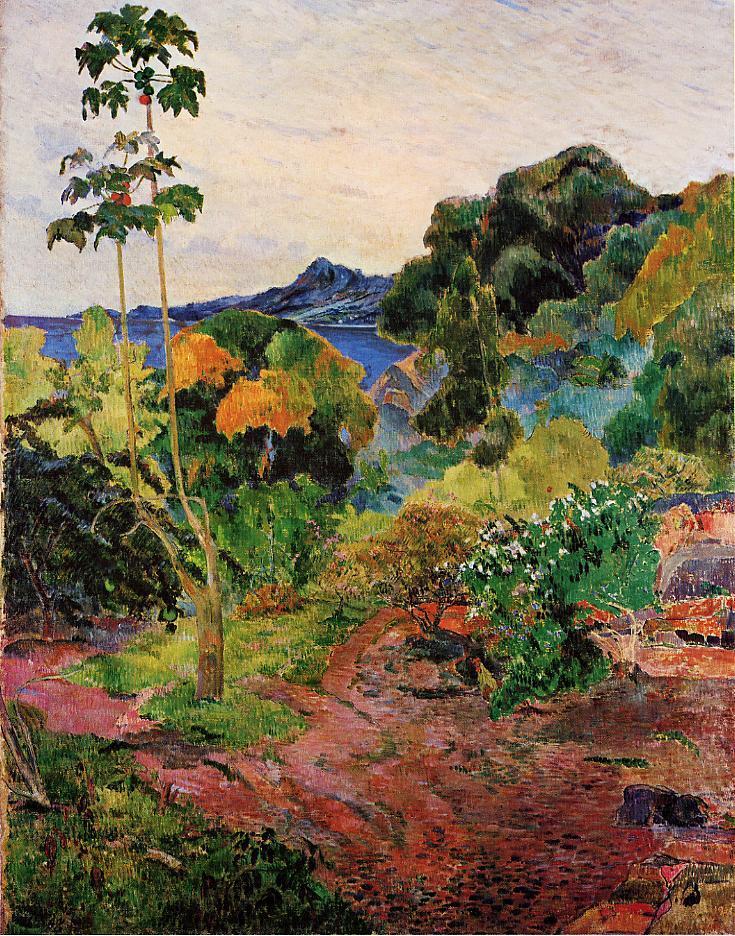 Tropical Vegetation - Paul Gauguin Painting